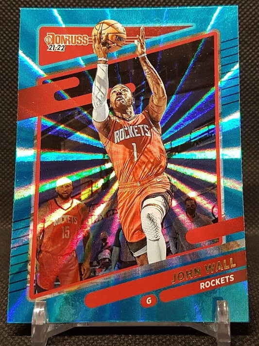 2021-22 Panini Donruss Teal Laser John Wall Rockets #142