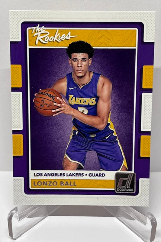 2017-18 Panini Donruss The Rookies Lonzo Ball Los Angeles Lakers #2