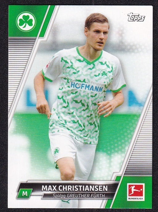 2022 Topps Bundesliga Max Christiansen Fürth #87