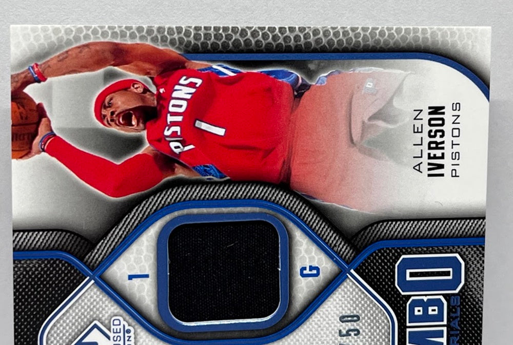 2009-10 Upper Deck SP Game Used Combo Materials Iverson Williams 05/50