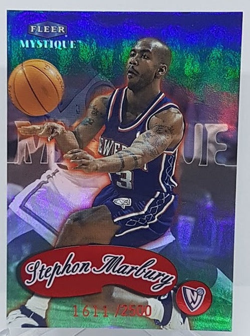 1999-2000 Fleer Mystique Stephon Marbury Nets 1611/2500 #148