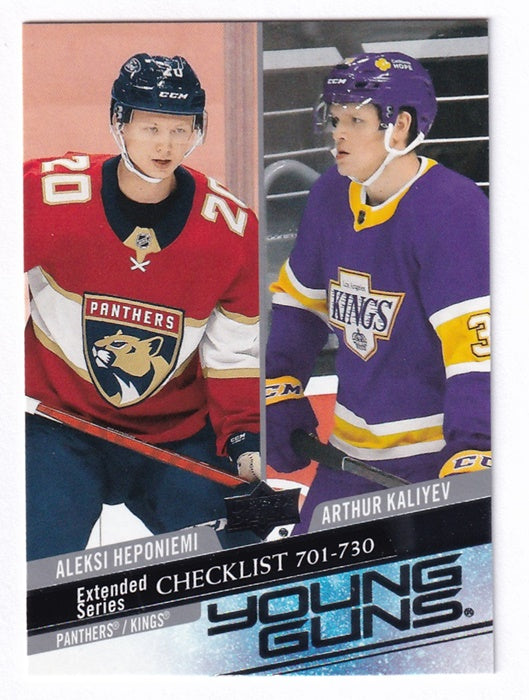 30 Card Lot 2020-21 Upper Deck Extended Series Young Guns 701-730 Complete