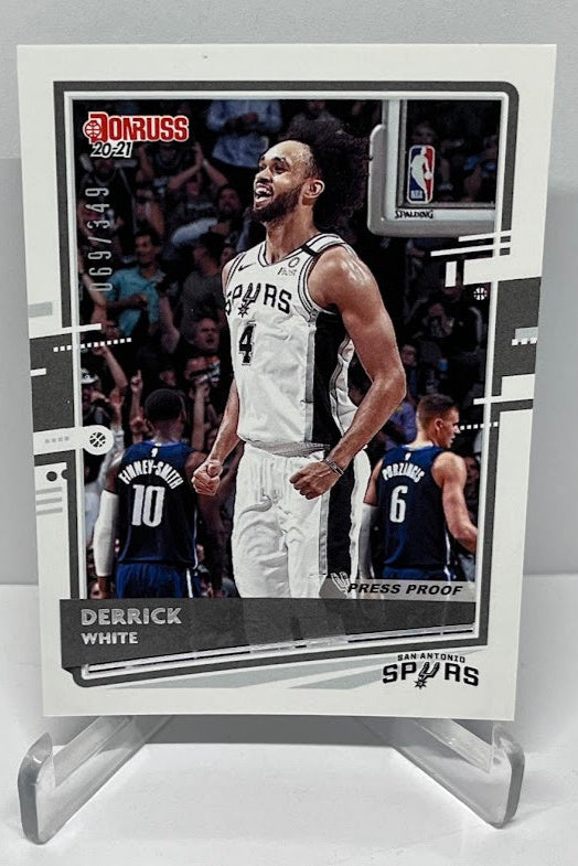2020-21 Panini Donruss Derrick White Spurs 069/349 #200