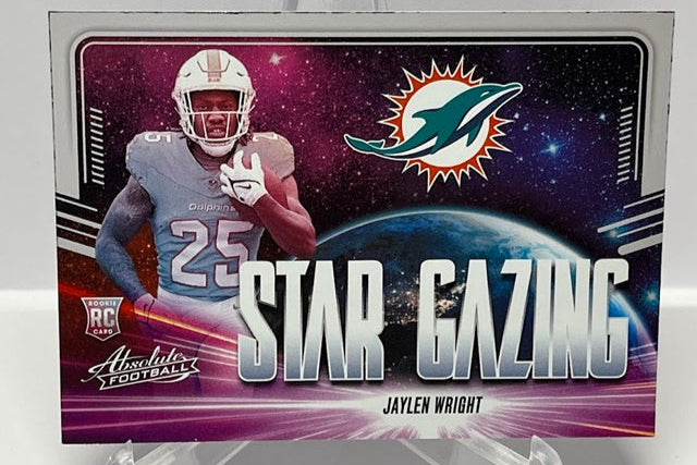2024 Panini Absolute Star Gazing RC Jaylen Wright Dolphins *3