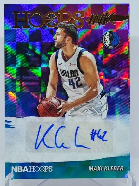 2019-20 Panini Hoops INK AU Maxi Kleber Mavericks
