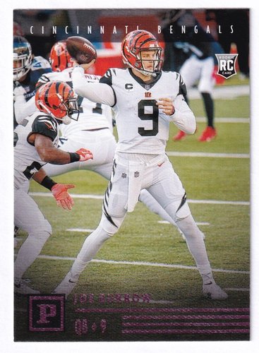2020 Panini Chronicles PINK RC Joe Burrow Bengals
