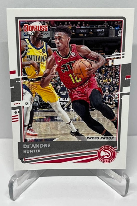 2020-21 Panini Donruss De'Andre Hunter Hawks 329/349 #116