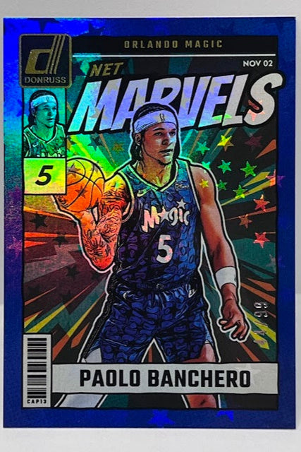 2024-25 Panini Donruss Blue Stars Marvels Paolo Banchero Orlando 44/99 #4 *6