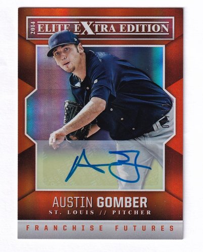 2014 Panini Elite Extra Franchise Futures Austin Gomber Colorado 01/10 #41