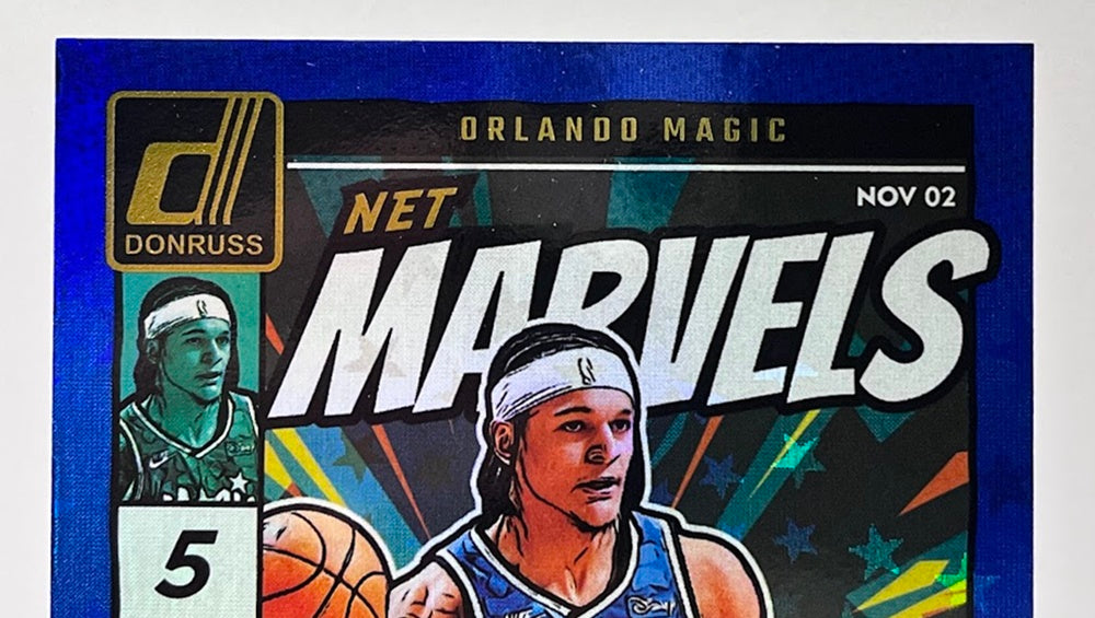 2024-25 Panini Donruss Blue Stars Marvels Paolo Banchero Orlando 44/99 #4 *6