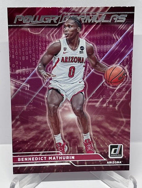 2022 Panini Chronicles Donruss Power Formulas Bennedict Mathurin Arizona