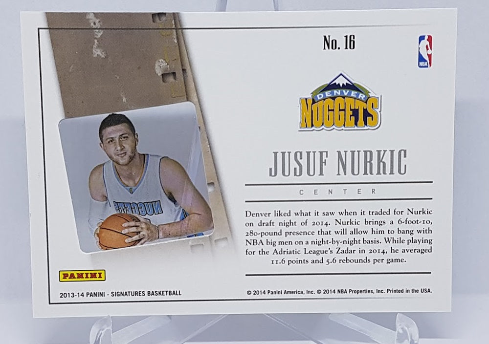 2013-14 Panini Signatures RC Jusuf Nurkic Nuggets #10
