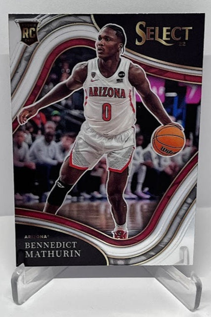 2022 Panini Chronicles Select RC Bennedict Mathurin Arizona #11