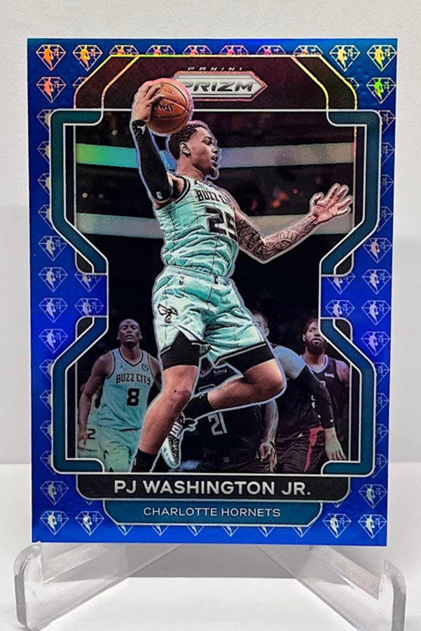2021-22 Panini Prizm 75th Anniversary Blue Diamond PJ Washington #78
