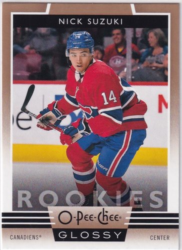 2 Card Lot 2019-20 Upper Deck  Glossy RC Nick Suzuki Canadiens