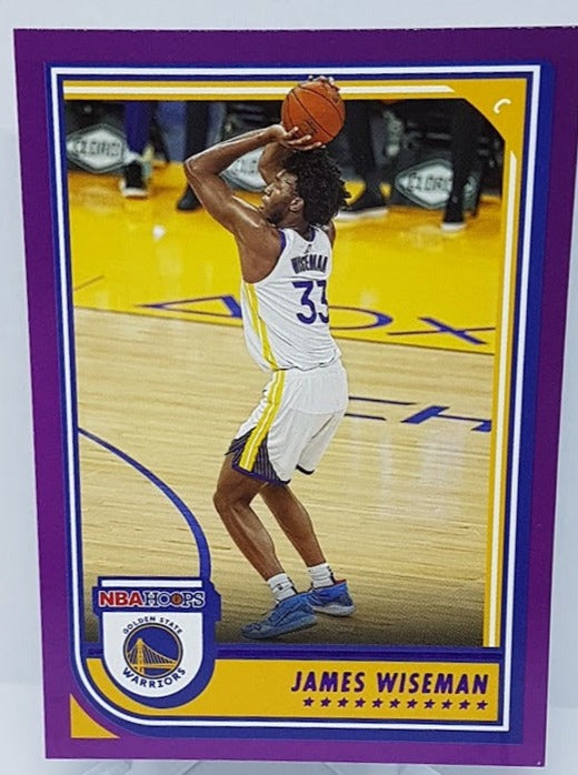 2022-23 Panini Hoops Purple James Wiseman Warriors #228