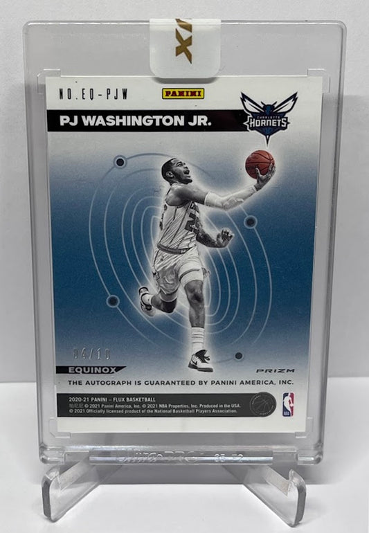 2020-21 Panini Flux Equinox Gold AU PJ Washington Hornets 04/10