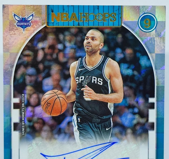 2018-19 Panini Hoops INK AU Tony Parker Charlotte Hornets