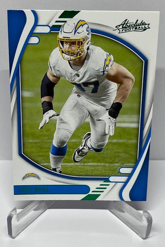 2021 Panini Absolute Green Foil Joey Bosa Los Angeles Chargers #75