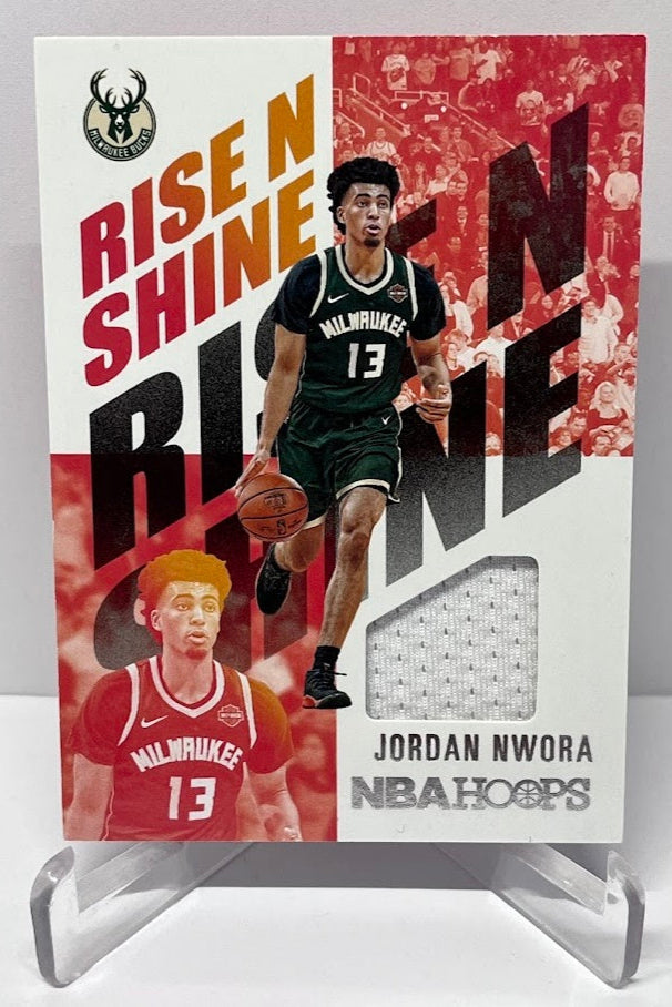 2020-21 Panini Hoops Rise N Shine Jordan Nwora Bucks