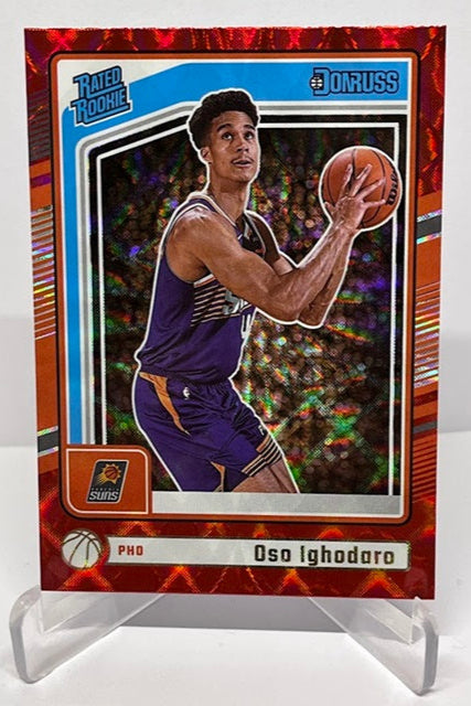 2024-25 Panini Donruss Red Rated Rookie Oso Ighodaro Suns #201 *6