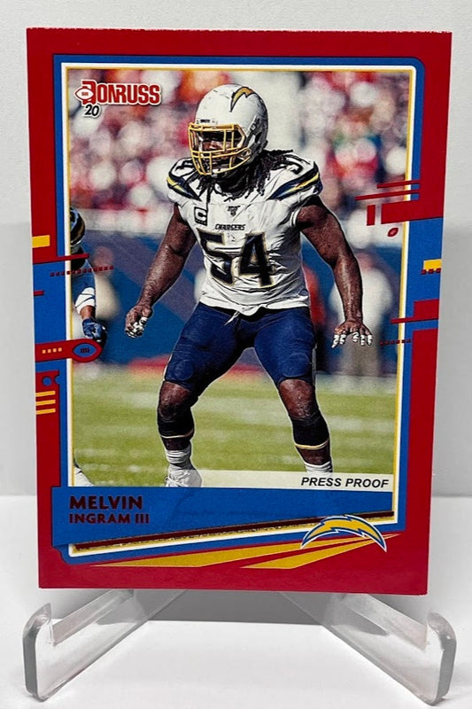 2020 Panini Donruss Press Proof Red Melvin Ingram LA Chargers #140