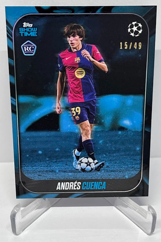 2024-25 Topps UCC Showtime RC Andres Cuenca Barcelona 15/49 *5