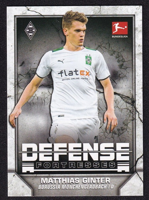 2022 Topps Bundesliga Defense Fortresses Matthias Ginter Mönchengladbach
