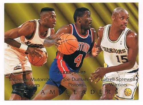 9 Card Lot 1995 Fleer Team Leaders Set 1-9