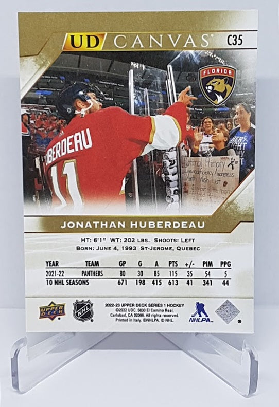 2022-23 Upper Deck Canvas Jonathan Huberdeau Panthers