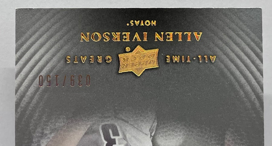 2013 Upper Deck All-Time Greats Allen Iverson Hoyas 039/150 #4