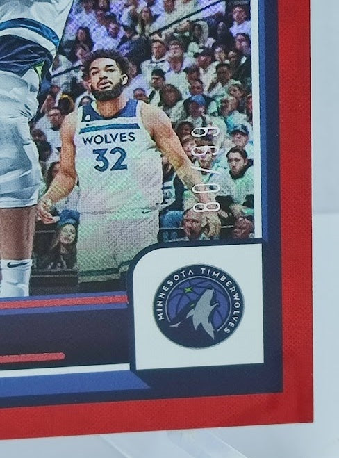 2023-24 Panini Hoops Hyper Red Rudy Gobert Timberwolves 80/99