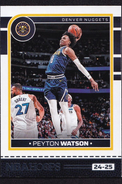 2024-25 Panini Hoops Peyton Watson Denver Nuggets #73