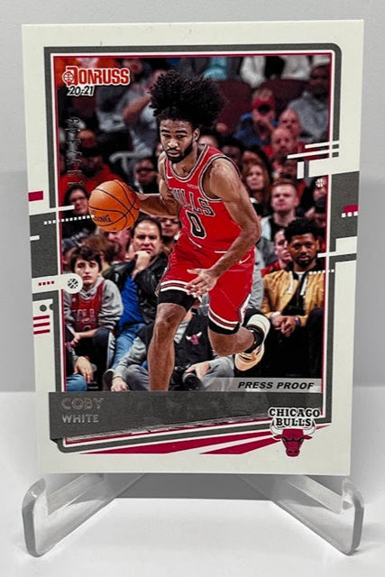 2020-21 Panini Donruss Coby White Chicago Bulls 195/349 #148