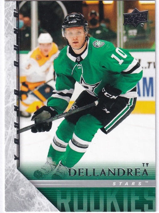 2020-21 Upper Deck Extended Series Young Guns Tribute Ty Dellandrea Stars T86