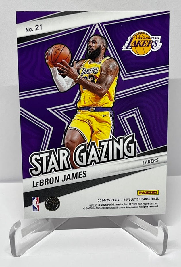 2024-25 Panini Revolution Star Gazing LeBron James Lakers #21
