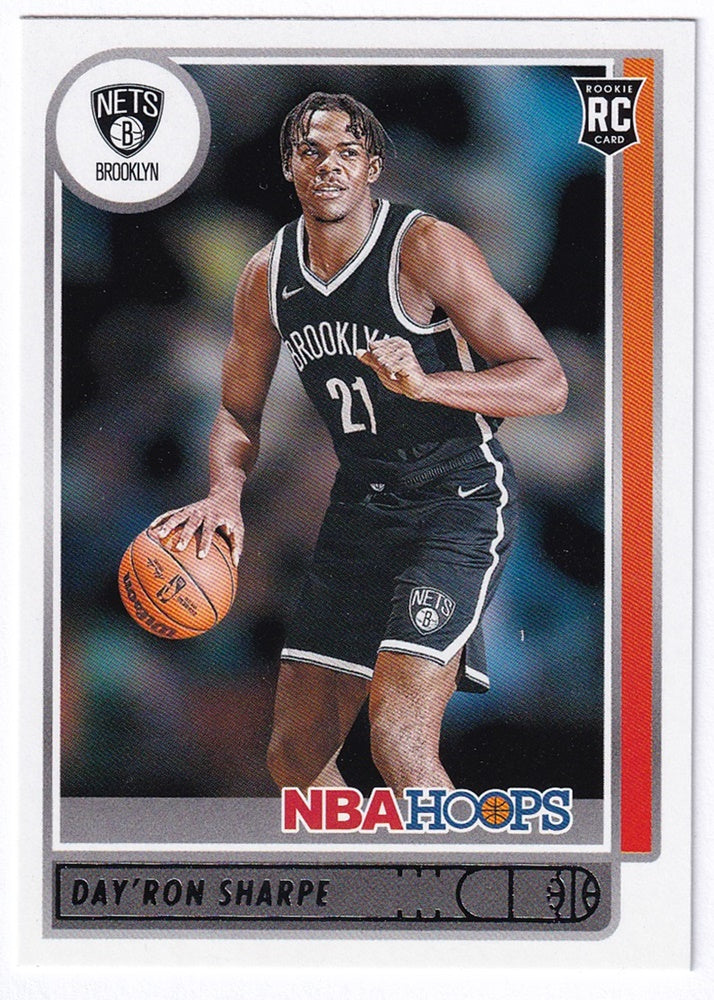 2021-22 Panini Hoops RC Day'Ron Sharpe Nets #215