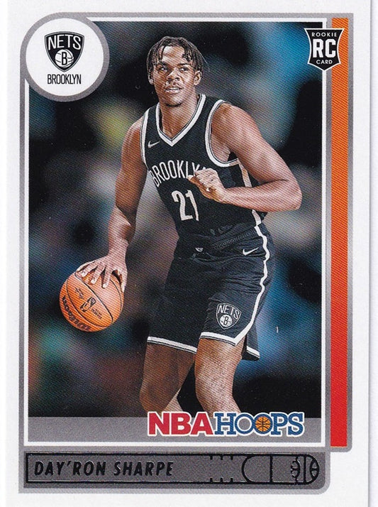 2021-22 Panini Hoops RC Day'Ron Sharpe Nets #215