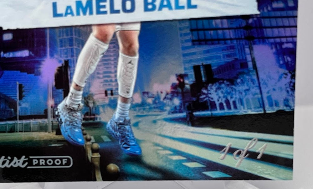 2024-25 Panini Hoops City Edition Artist Proof Lamelo Ball Hornets #22 1/1