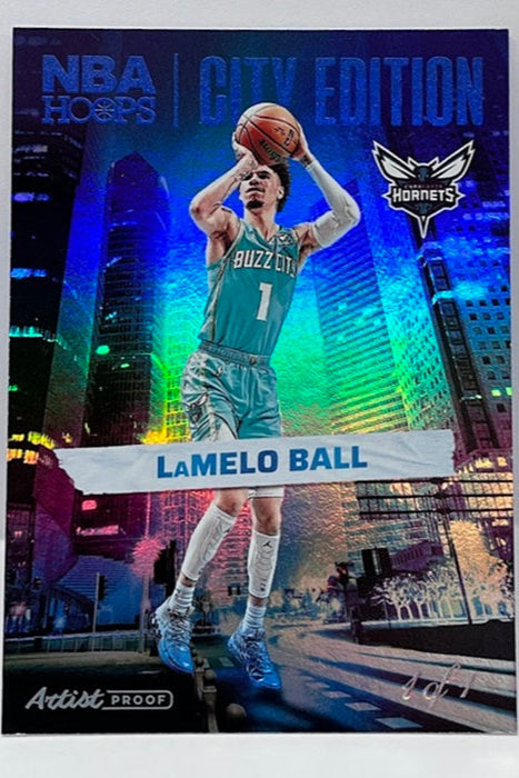 2024-25 Panini Hoops City Edition Artist Proof Lamelo Ball Hornets #22 1/1