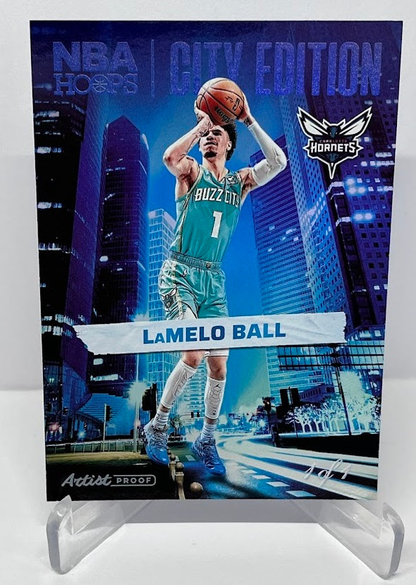 2024-25 Panini Hoops City Edition Artist Proof Lamelo Ball Hornets #22 1/1