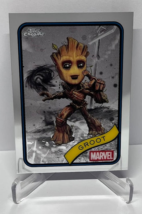 2025 Topps Chrome Marvel Groot #35 *7
