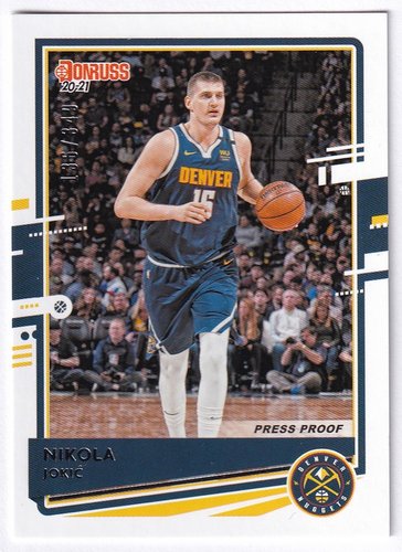 2020-21 Panini Donruss Nikola Jokic Nuggets 136/349 #7