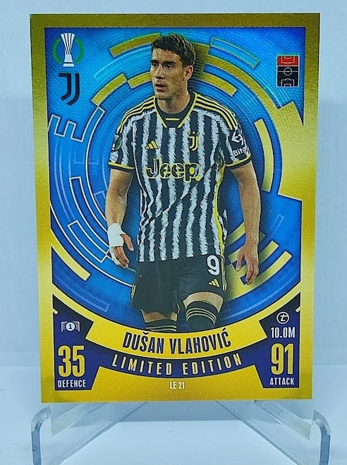 2023/24 Topps Match Attax Dusan Vlahovic Juventus LE21