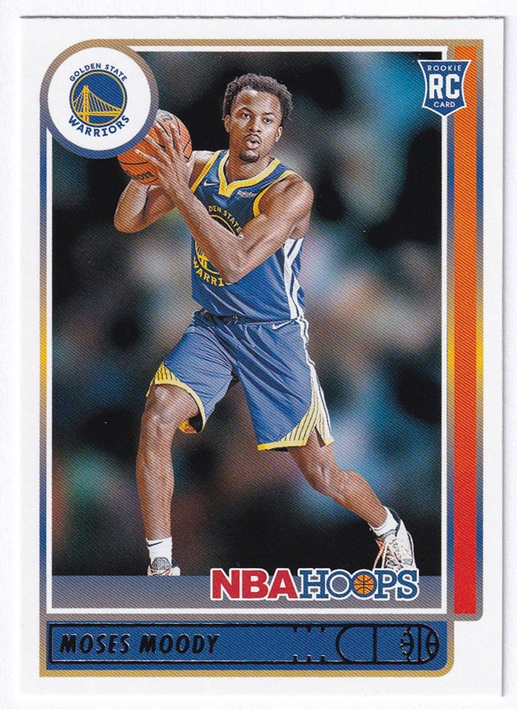2021-22 Panini Hoops RC Moses Moody Warriors #229
