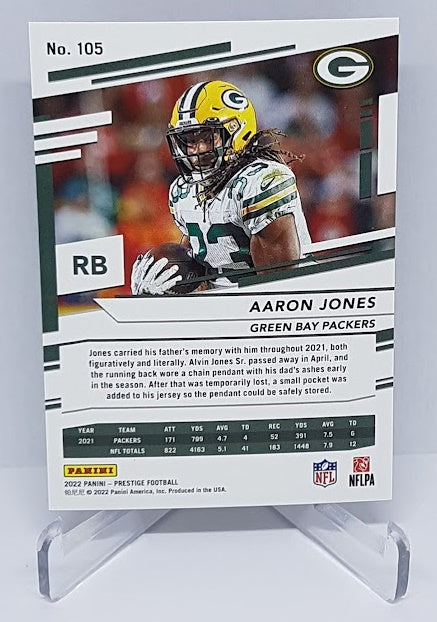 2022 Panini Prestige Xtra Points Aaron Jones Packers 315/449 #105