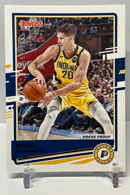 2020-21 Panini Donruss Press Proof Doug McDermott Pacers 159/199 #115