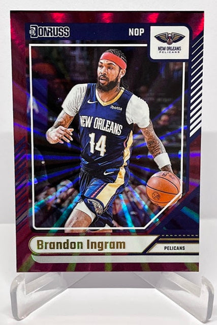 2024-25 Panini Donruss Holo Maroon Laser Brandon Ingram Pelicans #98 *6