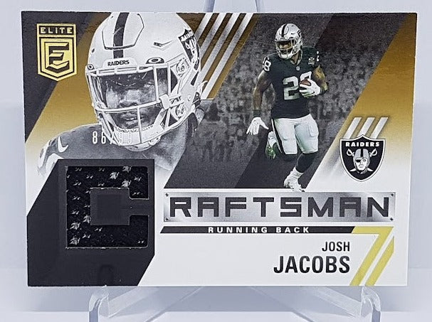 2021 Panini Donruss Elite Craftsman Josh Jacobs Raiders 86/99