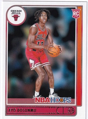 2021-22 Panini Hoops RC Ayo Dosunmu Bulls #240